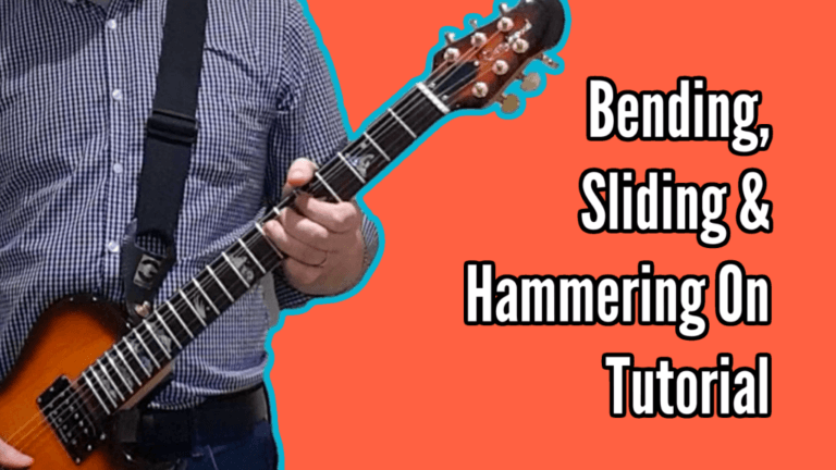 Bending, Sliding and Hammering On Tutorial – and a New Cover of Sound of Silence