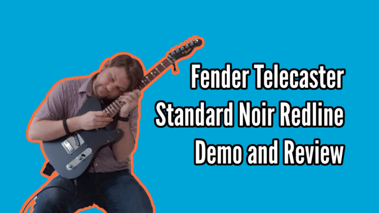 Fender Telecaster Standard Noir Redline Demo And Review