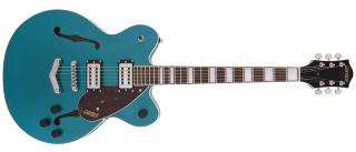 Gretsch G2622LH Streamliner in Center Block Double-Cut with V-Stoptail in Ocean Turquoise